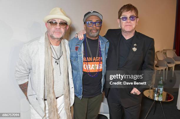 Bernie Taupin, Spike Lee and Sir Elton John attend the World Premiere screening of 'The Cut', Sir Elton John and Bernie Taupin's classics "Rocket...