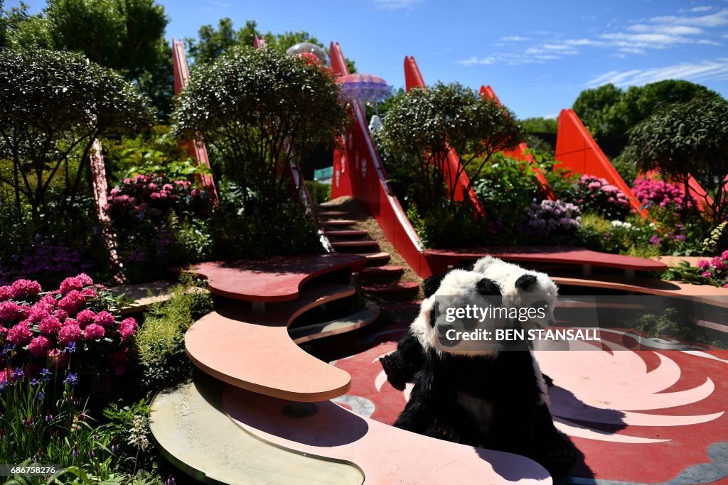 BRITAIN-ENTERAINMENT-ART-CHELSEA FLOWER SHOW