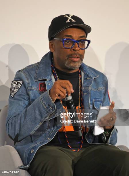 Spike Lee speaks onstage at the World Premiere screening of 'The Cut', Sir Elton John and Bernie Taupin's classics "Rocket Man", "Tiny Dancer" and...