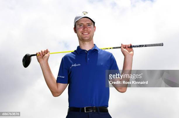 Harry Casey of England poses for a portrait during the first round of Andalucia Costa del Sol Match Play at La Cala Resort on May 18, 2017 in La Roda...