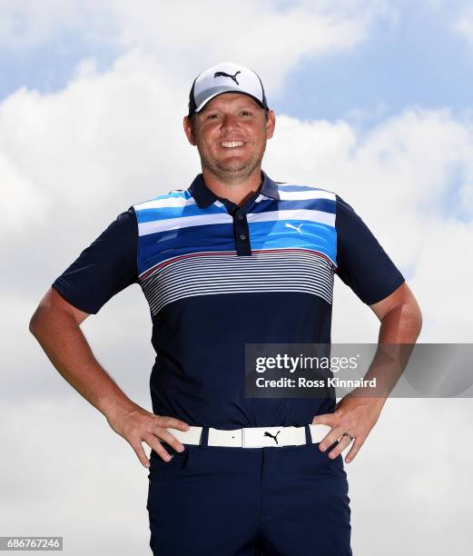 Jamie McLeary of Scotland poses for a portrait during the first round of Andalucia Costa del Sol Match Play at La Cala Resort on May 18, 2017 in La...