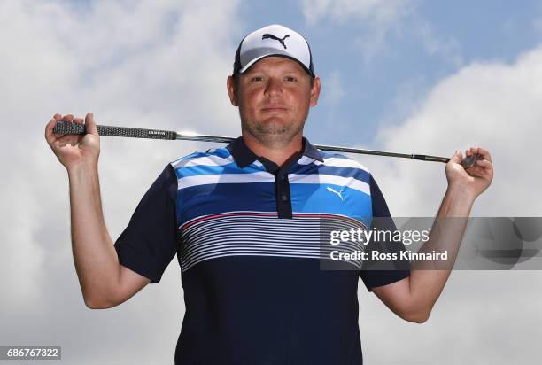 Jamie McLeary of Scotland poses for a portrait during the first round of Andalucia Costa del Sol Match Play at La Cala Resort on May 18, 2017 in La...