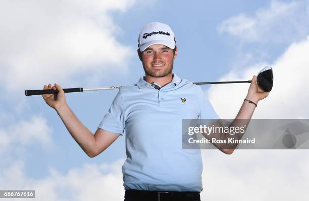 Cormac Sharvin of Northern Ireland poses for a portrait during the first round of Andalucia Costa del Sol Match Play at La Cala Resort on May 18,...