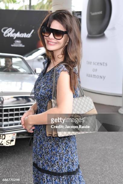 Lucila Sola is spotted at Hotel Martinez during the 70th annual Cannes Film Festival at on May 22, 2017 in Cannes, France.