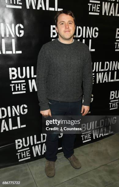 Joshua Harmon attends the opening night of "Building The Wall" at New World Stages on May 21, 2017 in New York City.