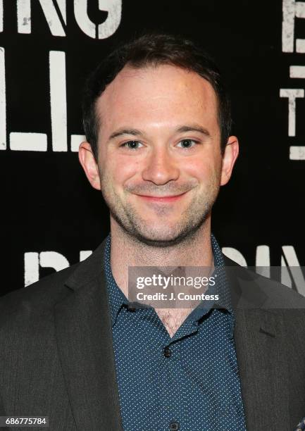 Luke Smith attends the opening night of "Building The Wall" at New World Stages on May 21, 2017 in New York City.