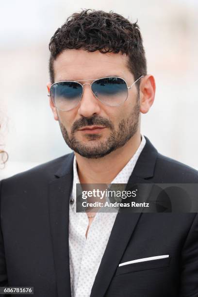 Karim Moussaoui attends the "Waiting For Swallows " photocall during the 70th annual Cannes Film Festival at Palais des Festivals on May 22, 2017 in...