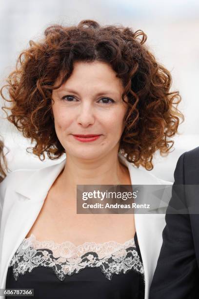 Nadia Kaci attends the "Waiting For Swallows " photocall during the 70th annual Cannes Film Festival at Palais des Festivals on May 22, 2017 in...