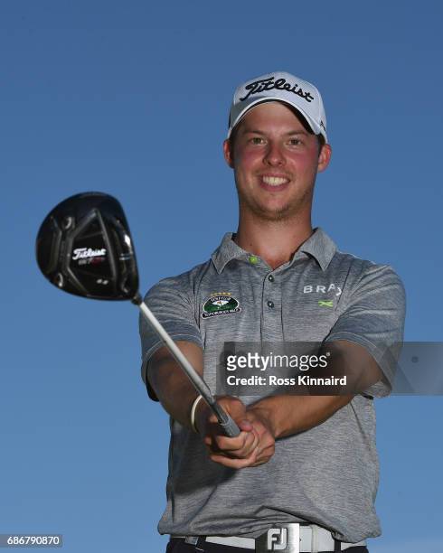 Julian Kunzenbacher of Germany poses for a portrait during the first round of Andalucia Costa del Sol Match Play at La Cala Resort on May 18, 2017 in...