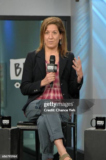 Linda Saffire attends Build series to discuss "Restless Creature: Wendy Whelan" at Build Studio on May 22, 2017 in New York City.