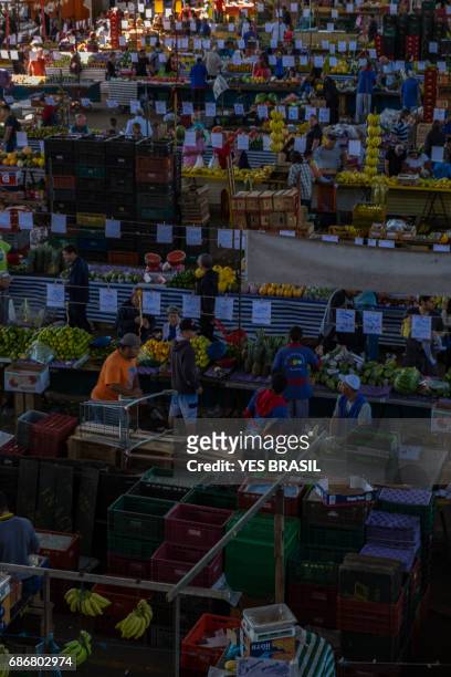 retail trade of fruits and vegetables in são paulo - identification chart imagens e fotografias de stock