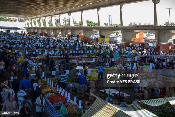 retail trade of fruits and vegetables in são paulo - identification chart stock pictures, royalty-free photos & images