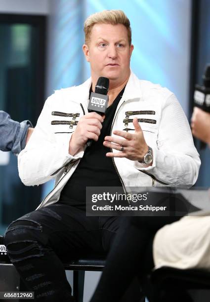 Musician Gary LeVox of band Rascal Flatts speaks at Build presents Rascal Flatts promoting their new album at Build Studio on May 22, 2017 in New...