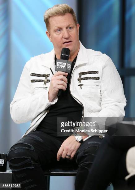 Musician Gary LeVox of band Rascal Flatts speaks at Build presents Rascal Flatts promoting their new album at Build Studio on May 22, 2017 in New...