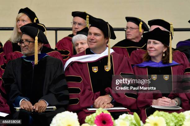 Actor Christopher O'Donnell received an Honorary Doctor of Humane Letters Degree at the Boston College 2017 141st Commencement Exercises at Boston...