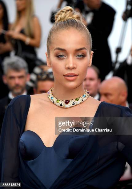 Jasmine Sanders attends the "The Killing Of A Sacred Deer" screening during the 70th annual Cannes Film Festival at Palais des Festivals on May 22,...