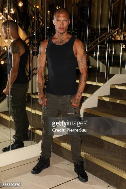 Jeremy Meeks is spotted at the 'Majestic' hotel during the 70th annual Cannes Film Festival on May 22, 2017 in Cannes, France.