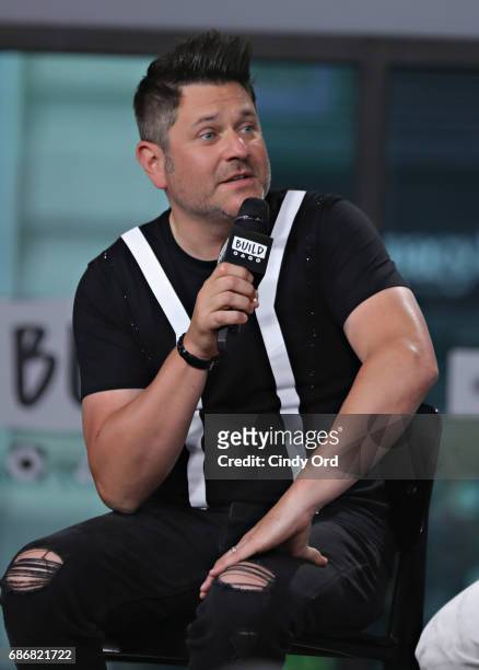 Jay DeMarcus speaks as Build presents Rascal Flatts promoting their new album at Build Studio on May 22, 2017 in New York City.