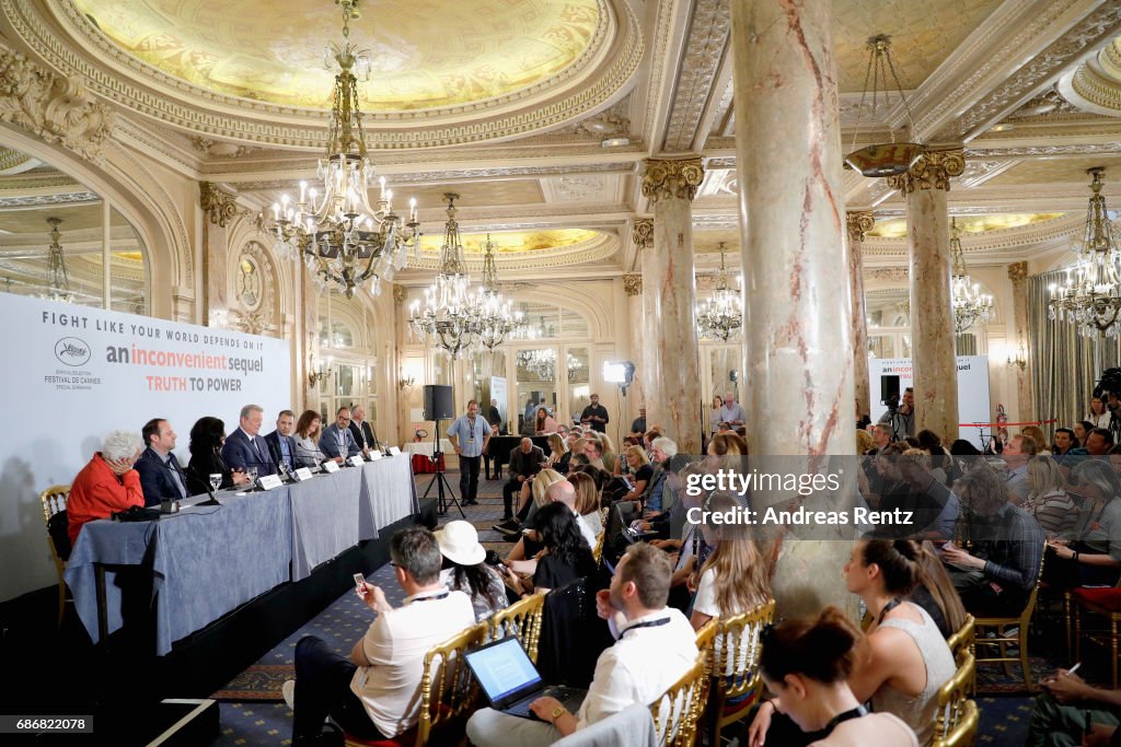 "An Inconvenient Sequel: Truth To Power" Press Conference - The 70th Annual Cannes Film Festival