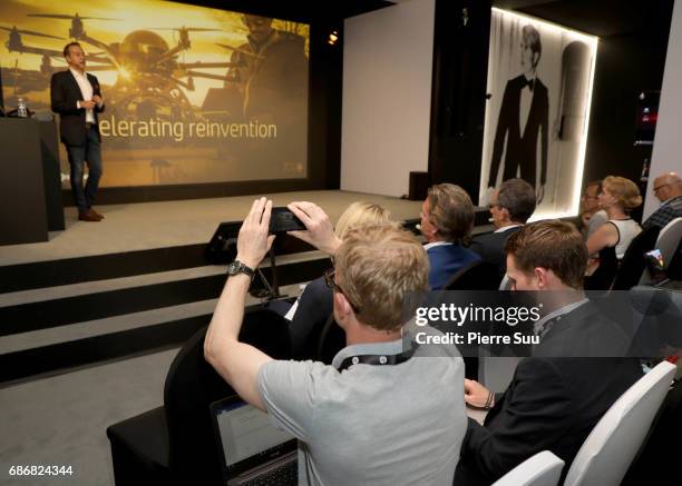 General view at the HP Media Day at the 70th Cannes Film Festival at Majestic Barierre on May 22, 2017 in Cannes, France.