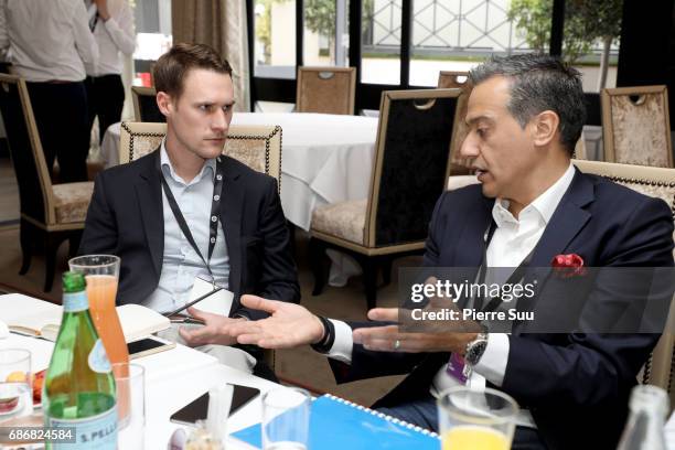 Nick Lazaridis attends the HP Media Day at the 70th Cannes Film Festival at Majestic Barierre on May 22, 2017 in Cannes, France.