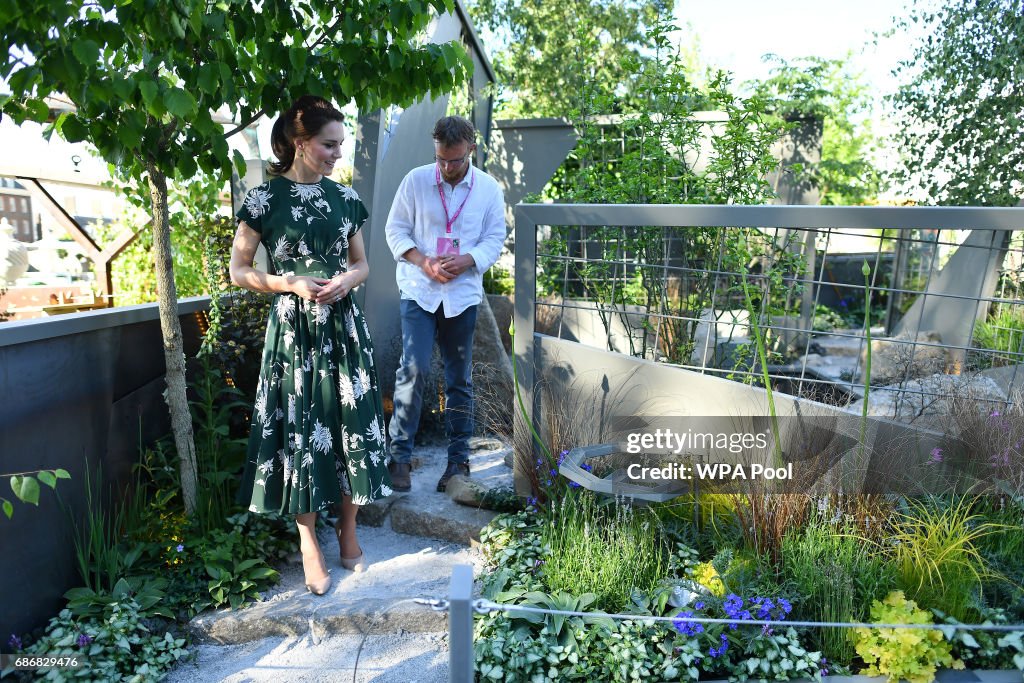 Members Of The Royal Family Visit The RHS Chelsea Flower Show