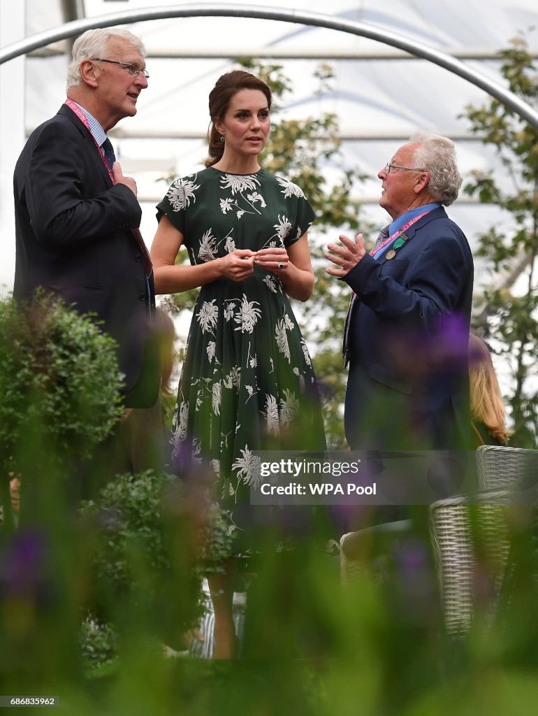 Members Of The Royal Family Visit The RHS Chelsea Flower Show