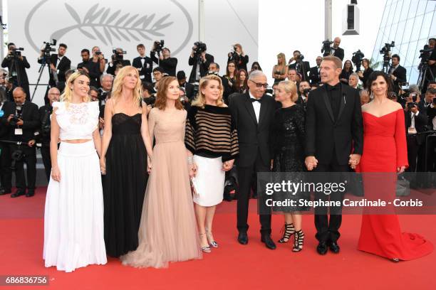 Elodie Bouchez, Sandrine Kiberlain, Isabelle Huppert, Catherine Deneuve, Andre Techine, Emmanuelle Beart, Lambert Wilson and Juliette Binoche attends...