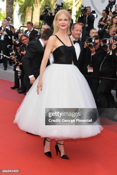 Actress Nicole Kidman attends the "The Killing Of A Sacred Deer" screening during the 70th annual Cannes Film Festival at Palais des Festivals on May...