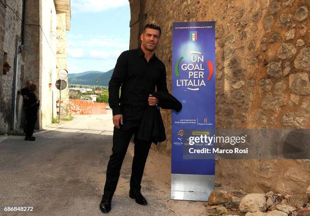 Clemente Russo attends 'Un Goal per l'Italia' Charity Event on May 22, 2017 in Norcia, Italy.