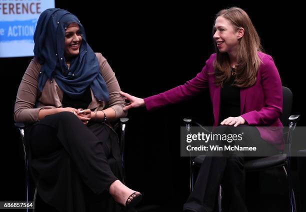 Chelsea Clinton , vice chairwoman of the Clinton Foundation, participates in the opening plenary of the Cooperative for Assistance and Relief...