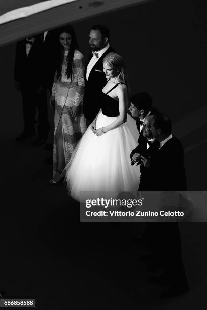 Nicole Kidman attends the 'The Killing Of A Sacred Deer' screening during the 70th annual Cannes Film Festival at Palais des Festivals on May 22,...