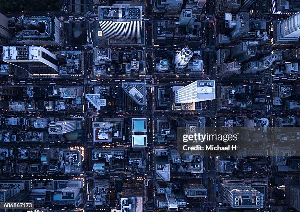 aerial photography of ny - new york city birds eye view stock pictures, royalty-free photos & images
