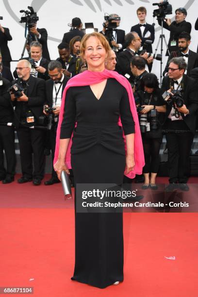 Segolene Royal attends the "An Inconvenient Truth" premiere during the 70th annual Cannes Film Festival at Palais des Festivals on May 22, 2017 in...