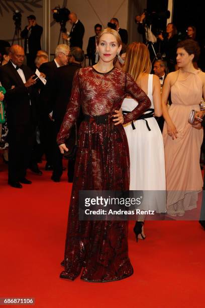 Julia Dietze attends the "Happy End" screening during the 70th annual Cannes Film Festival at Palais des Festivals on May 22, 2017 in Cannes, France.