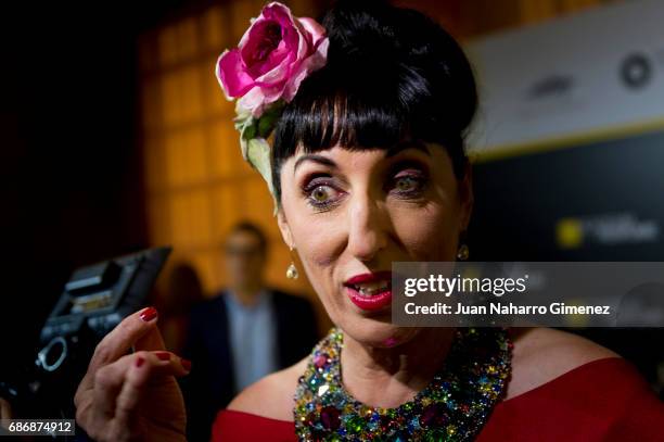 Rossy de Palma attends 'Academia del Perfume' awards 2017 at Teatro de la Zarzuela on May 22, 2017 in Madrid, Spain.