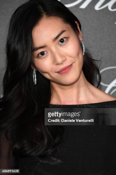 Liu Wen attends the Chopard Trophy photocall at Hotel Martinez on May 22, 2017 in Cannes, France.