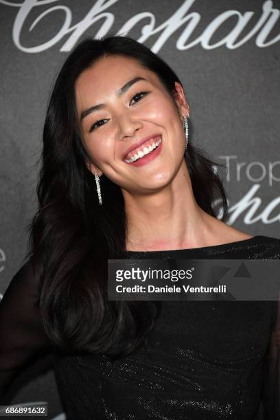 Liu Wen attends the Chopard Trophy photocall at Hotel Martinez on May 22, 2017 in Cannes, France.