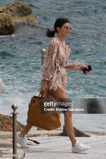 Kendall Jenner is spotted during the 70th annual Cannes Film Festival at on May 22, 2017 in Cannes, France.