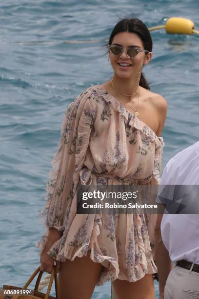 Kendall Jenner is spotted during the 70th annual Cannes Film Festival at on May 22, 2017 in Cannes, France.