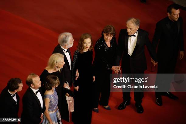 Franz Rogowski, Toby Jones, Fantine Harduin, Susi Haneke, Michael Haneke, Isabelle Huppert, Marianne Hoepfner, Jean-Louis Trintignant and Mathieu...