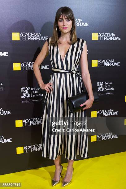 Spanish actress Irene Arcos attends the 'Academia del Perfume' awards 2017 at the Zarzuela Teather on May 22, 2017 in Madrid, Spain.