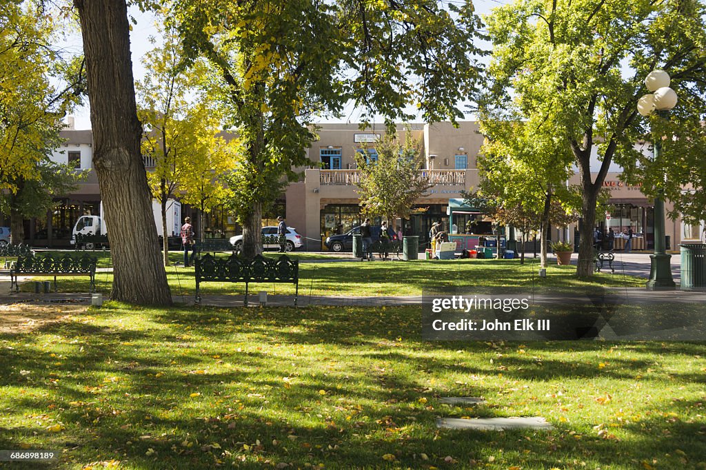 New Mexico, Santa Fe, Santa Fe Plaza