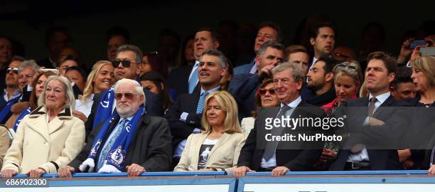 Former Chelsea owner Ken Bates and Former England manager Roy Hodgson during the Premier League match between Chelsea and Sunderland at Stamford...