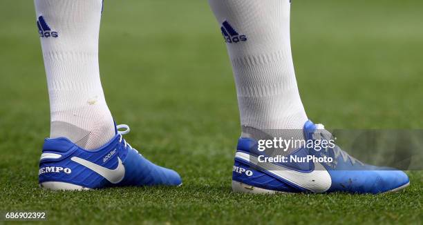 Chelsea's John Terry Boots during the Premier League match between Chelsea and Sunderland at Stamford Bridge, London, England on 21 May 2017.