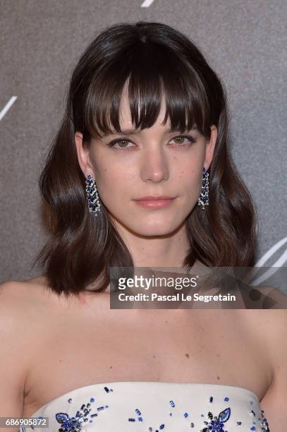 Stacy Martin attends the Chopard Trophy photocall at Hotel Martinez on May 22, 2017 in