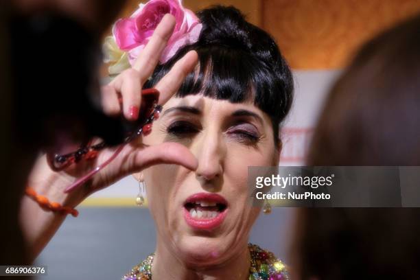 Spanish actress Rossy de Palma attends the 'Academia del Perfume' awards 2017 at the Zarzuela Teather on May 22, 2017 in Madrid, Spain.