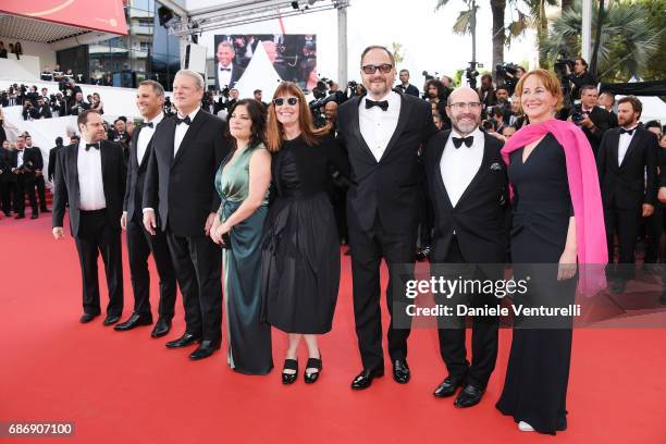 Jeff Skoll, Jon Shenk, Al Gore, Bonni Cohen, Diane Weyermann, Richard Berge, Scott Burns, and Segolene Royal attends the "The Killing Of A Sacred...