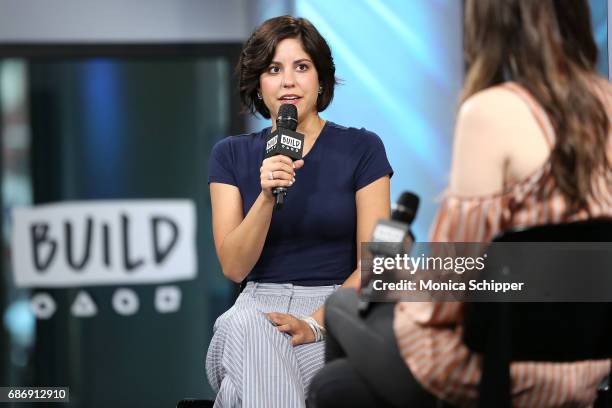 Actress Ellie Reed speaks on stage at Build presents Ellie Reed discussing "Girlboss" at Build Studio on May 22, 2017 in New York City.
