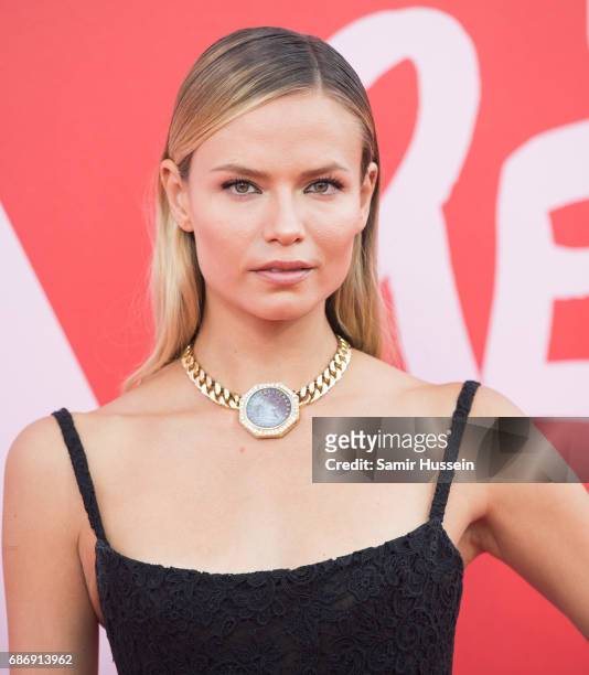 Natasha Poly attends the Fashion for Relief event during the 70th annual Cannes Film Festival at Aeroport Cannes Mandelieu on May 21, 2017 in Cannes,...